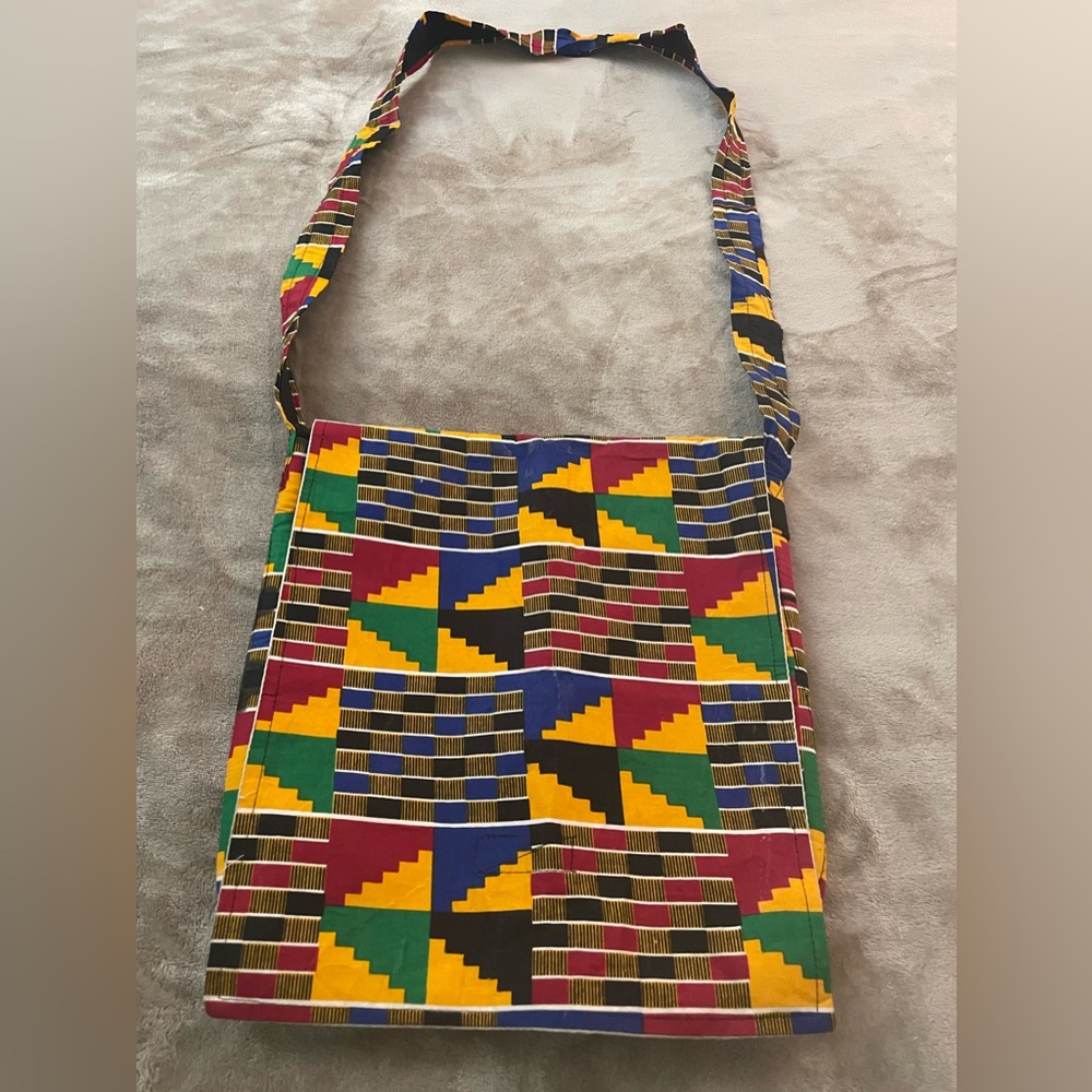 African Print. Custom Computer Bag. Unisex. Cotton.